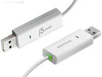 J5 Create Juc100 Usb Data Transfer Cable With Km Switch - With Wormhole Technology ( Allows Copy/Past + Keyboard/Mouse Sharing Between Two Devices/Platform ) Windows To Windows Windows To Ipad Windows To Android 1.8m Usb2.0 480mbps