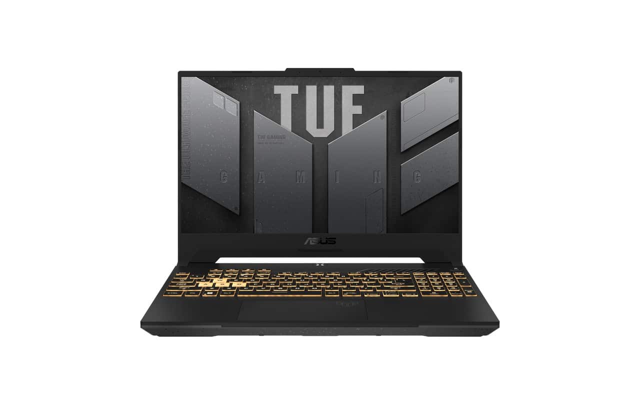 Asus Fx507zc4-I58512g0w Tuf Gaming F15 - I5 Twelve Cores ( 16-Threads ) + 8gb + 512gb M.2 Nvme Ssd + Nvidia Geforce 3050- 25mm Slim Design Nanoedge With 6.5mm Slim Bezel Mil-Std-810g Military Grade Dual Fans With Adc ( Anti-Dust Cooling ) Aura Rgb Bac