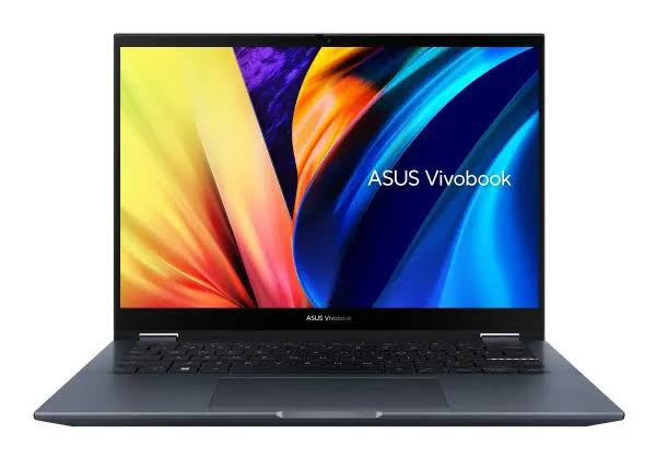 Asus Tn3402qa-582bl0w Vivobook 14 Flip - Ryzen5 6-Cores + 8gb + 256gb M.2 Nvme Ssd + Flip ( With 360 Ergolift Hinge Touchscreen Foldable As Tablet ) With Stylus Pen + Fingerprint Reader - 19mm Slim 1.5kg Lightweight 79-Blades Dual Fans With 2x Heatpi