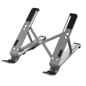 J5create Jts223 Multi-Angle Mobile Stand With 4-Port Usb Hub Upto 10kg 16" Notebook - Aluminum Construction Adjustable Angles And Height Foldable Design Detachable Type-C Usb Hub ( 4x Type-A ) Foldable Design Wwith Protective Bag