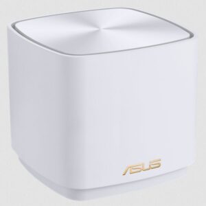 Asus Zenwifi Xd4(1-Pk) Ax Mini Dualband Wireless-Ax1800 White Gigabit Router + Extending Node 256mb Flash + 256mb Ram - Gigabit Wan + 1x Gigabit Lan - 2.4/5ghz Dual Band 802.11ax 1800mbps (1201+574) With Wps 64/128bit Wep Wpa2 Vpn + Radius With 802