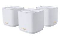 Asus Zenwifi Xd4(3-Pk) Ax Mini Dualband Wireless-Ax1800 White Gigabit Router + 2x Extending Node 256mb Flash + 256mb Ram - Gigabit Wan + 1+1+1x Gigabit Lan - 2.4/5ghz Dual Band 802.11ax 1800mbps (1201+574) With Wps 64/128bit Wep Wpa2 Vpn + Radius W