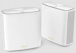 Asus Zenwifi Xd6(2-Pk) Ax Mini Dualband Wireless-Ax5400 White Gigabit Router + Extending Node 1.5ghz Tri-Core Processor 256mb Flash + 512mb Ram - Gigabit Wan + 3x Gigabit Lan + Usb3 Downstream - 2.4/5ghz Dual Band 802.11ax 5400mbps (574+4804) With Wps