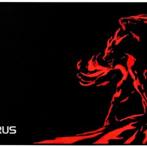 Asus Cerberus Xxl Black+Red Gaming Mouse Pad - Non-Slip Natural-Rubber Base Provides 1.3x More Grip Anti-Fray Stitching 900x440x3mm - Retail Pack