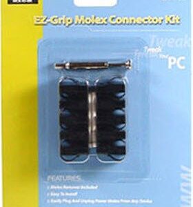 Vantec Mck-Iouv-Bk Ez-Grip Molex Connector Kit - Uv Reactive Black ; 10 Molex Connector With One Molex Remover