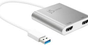 J5 Create Jua365 Usb3->2xhdmi