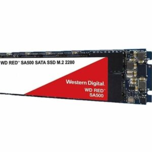 Westerndigital Red Sa500 Wds100t1r0b Ngff ( M.2 ) Nas Sata Ssd Type 2280 -80x22x2.4mm (Single Sided) 1tb/1000gb 3d Tlc With Slc Cache Sequential Read Read/Write : 560/530mb/Sec Random Read/Write 4k : 95000/85000 Iops 2 Millions Mtbf With 600tbw - 5