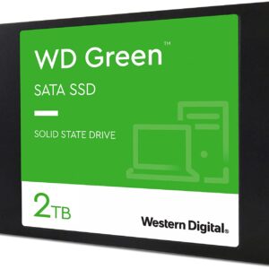 Westerndigital Green Wds200t3g0a 2.5" Ssd 2tb/2000gb 3d Tlc With Slc Cache Sata6g - Sequential Read Read : 545mb/Sec 1 Millions Mtbf - 3 Years Warranty