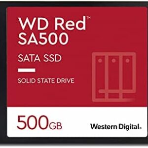 Westerndigital Red Sa500 Wds200t1r0a 2.5" Nas Sata Ssd 2tb/2000gb 3d Tlc With Slc Cache Sequential Read Read/Write : 560/530mb/Sec Random Read/Write 4k : 95000/85000 Iops 2 Millions Mtbf With 1300tbw - 5 Years Warranty