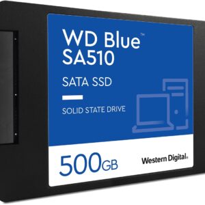 Westerndigital Blue Sa510 Wds500g3b0a 2.5" Ssd 500gb 3d Tlc With Slc Cache Sata6g - Sequential Read Read/Write : 560/510mb/Sec Random Read/Write 4k : 90000/82000 Iops 1.75 Millions Mtbf With 200tbw - 5 Years Warranty