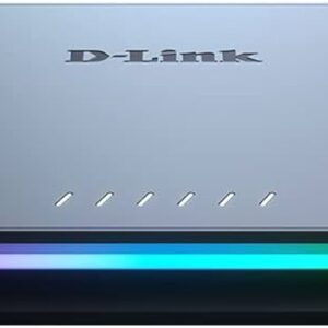 D-Link Dms-106xt - 6 Port ( 1x 10gb + 5x 2.5gb ) Un-Managed Switch - Aluminum Housing With Rgb Auto-Mdi/Mdix 4k Mac Address 192k Ram Buffer Per Device 16gbps Switching Capacity 621163 Hours Mtbf 162x102x28mm