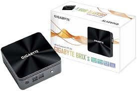 Gigabyte I7 Gb-Bri7h-10510 High ( With Type2280 M.2 + 2.5" Hdd Mounting Support ) - Brix Ultra Compact Pc - 120x120x47mm Mini Size Pc - 4k Hdmi Black- Intel Comet Lake Core I7-10510u - Quad Core+ Hyper-Threading ( 8-Threads ) 1.8/4.9ghz ( With Vt-