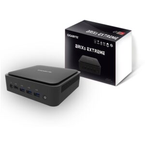 Gigabyte Ryzen Gb-Brr5h-4500 - Brixs Ultra Compact Pc - 120x120x47mm Mini Size Pc - With M.2 + 2.5" Hdd Mounting Support 4x Display Outputs + 2.5 Gigabit Lan- Amd Ryzen 5 4500u - 6 Cores 2.3ghz Upto 4ghz Max-Boost ( 3mb L2 + 8mb L3 Cache ) Optiona