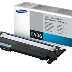 Samsung Clt-C406s Cyan Toner Standard Yield 1000pages - For Samsung Clp-365 / Clx-3305 / Sl-C410 / Sl-C460 Series