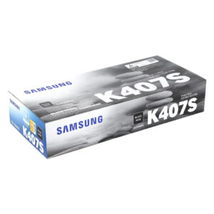 Samsung Clt-P407b ( 2x Clt-K407s Kit ) Black Toner Standard Yield 1000pages - For Samsung Clp-320 325clx-3185