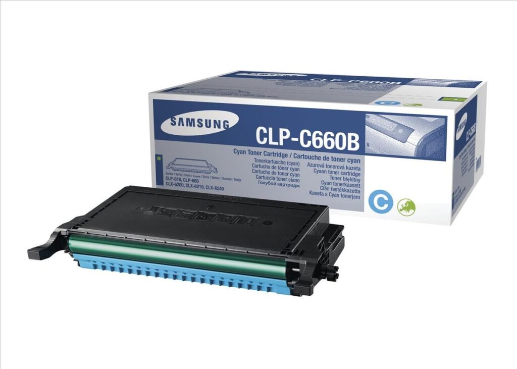 Samsung Clp-C660b Cyan Toner High Yield 5000pages - For Samsung Clp-610 Series Clp-660 Series Clx-6210 Series Clx-6240 Series