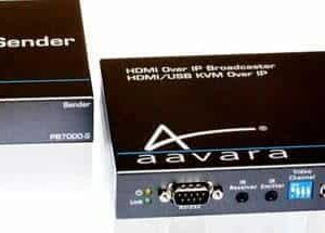 Aavara Pb7000-Se Sender With Poe Support ( No Ac-Adapter Required )- Multi-Casting Over Ip With Hdmi+Usb Kvm Over Ip Function With Ir ( Infrad Remote ) - Rs232 + Usb+ Hdmi-In + Hdmi-Out For Local Display + Audio In/Out