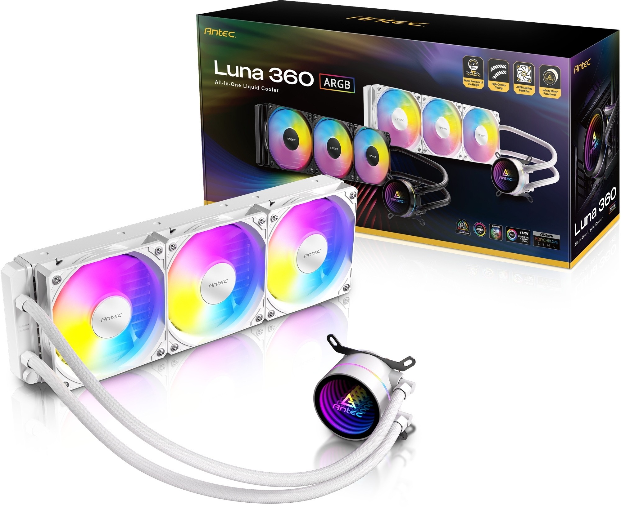 Antec Luna 360 ARGB White