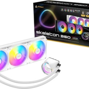Antec Skeleton - 360mm ARGB CPU Water Cooler - White