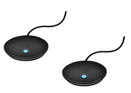 Logitech 989-000171 Group Expansion Microphone - Two Expansion Mics With Mute Button + Indicator Light ; 100hz-11khz -28db - ( Requires Logitech Group Video Conference System )