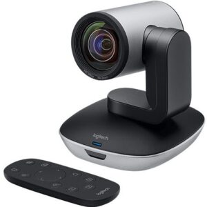 Logitech 910-001186 Ptz Pro 2 With Wireless Remote Control 90-Degree Field Of View With 260 Pan + 130 Tilt + 10x Lossless Hd Zoom - Support 1080p Hd Video Call @ 30fps + H.264 Video Streaming With Svc Carl Zeiss Optics With Auto Focus 3x Camera Preset