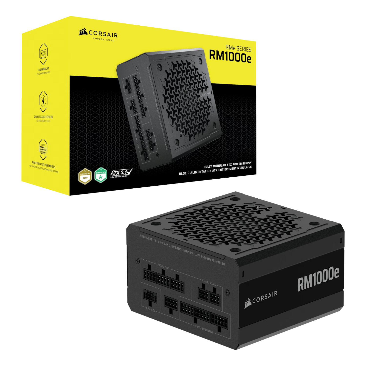 Corsair Rme Series Rm1000e Fully Modular Low-Noise Atx Power Supply