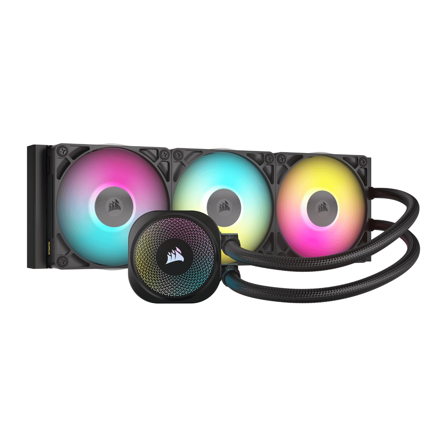 Corsair Icue Link Titan 360 Rx Rgb Aio Liquid Cpu Cooler - Black