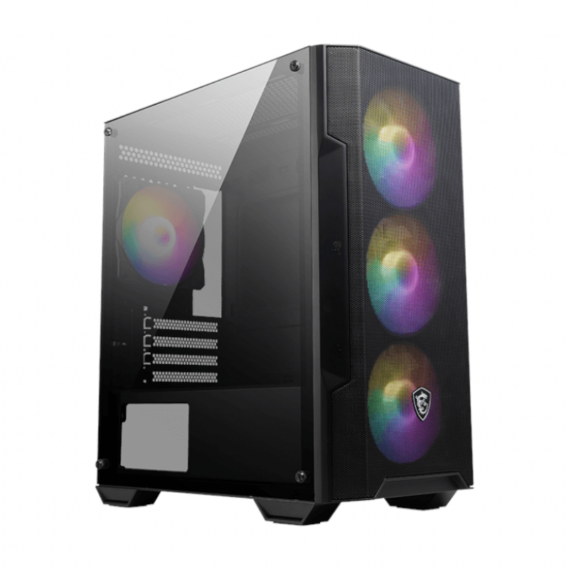 Msi Mag Forge M100a Matx Rgb Gaming Case