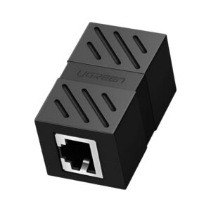Ugreen Rj45 1gbps Ethernet Cable Extender Adapter - Black