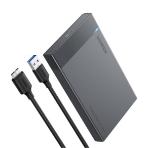 Ugreen 2.5'' Sata Hard Drive Usb 3.0 Enclosure, Uasp, 6gbps