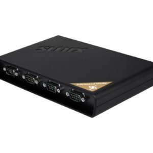Sunix Dpas04hp0 Deviceport Advanced Mode Ethernet Enabled With Wifi Support - 4x Powered Serial/Rs-232 Over Ethernet ( 2xrj45 ) , Upstream+Downstream With Daisy Chain Support Upto 255x Serial Ports , Auto-Detect & Port-Mapping , 115 Kbps , Sunix Dpl2