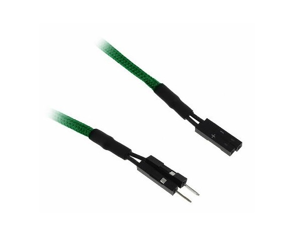 Bitfenix Bfa-Msc-2io30gk-Rp Alchemy Multisleeved(2) Cable - 2pin I/O 30cm Extension Cable ( For Power / Reset / Hdd .. Etc From Case Control Panel To Mb ) - Green