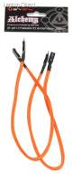 Bitfenix Bfa-Msc-2io30ok-Rp Alchemy Multisleeved(2) Cable - 2pin I/O 30cm Extension Cable ( For Power / Reset / Hdd .. Etc From Case Control Panel To Mb ) - Orange