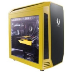 Bitfenix Aeg-300-Ykwl1 Aegis - Yellow + Windowed + Icon Disply With Programmable Icon Display ( 240x320 2.8" Tft Lcd ) + 3-Speeds Fan Controller Closed Panels For Noise Shielding With Reservoir Bracket + Pump Bracket 200mm Width Slim Design No P