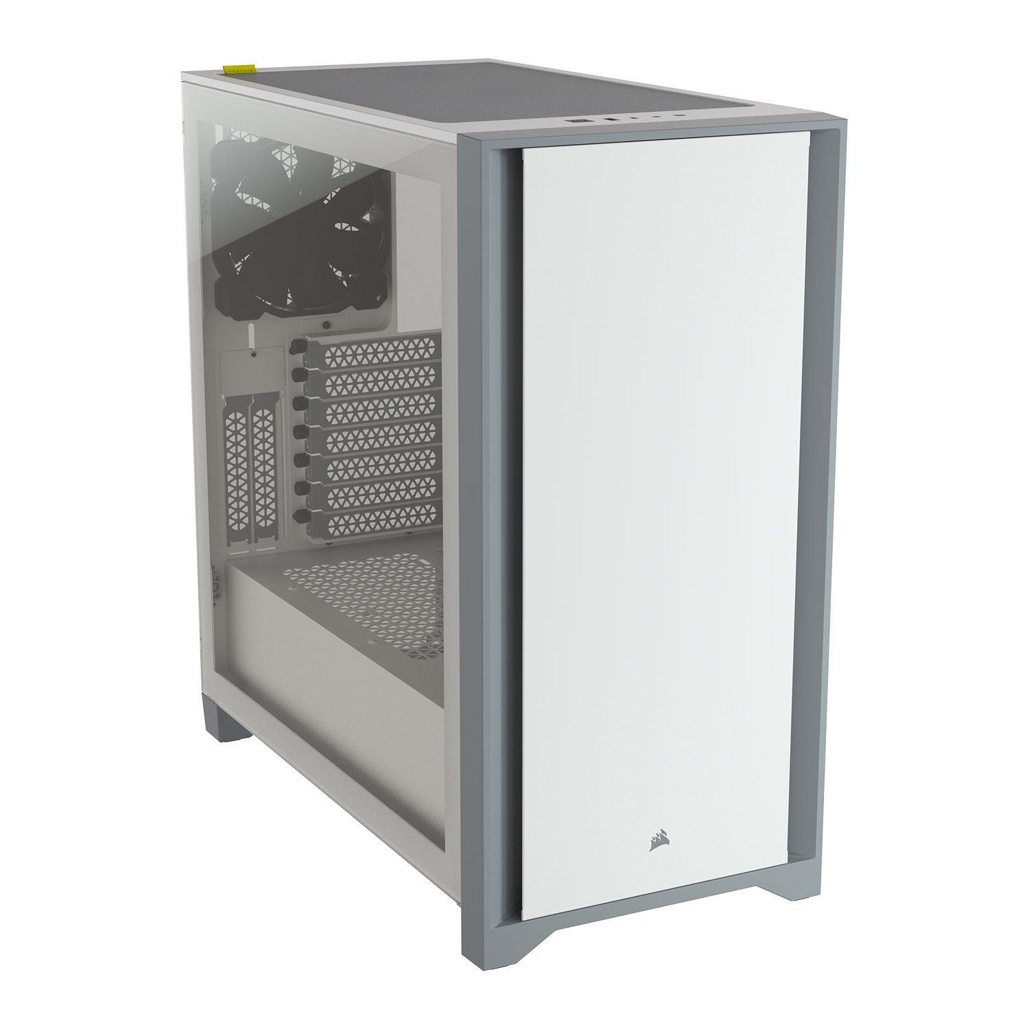 Corsair Carbide Series 4000d - White+Grey + Tempered Glass Side Panel