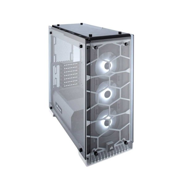 Corsair Cc-9011110-Ww Crystal Series 570x With White Color Scheme -Rgb