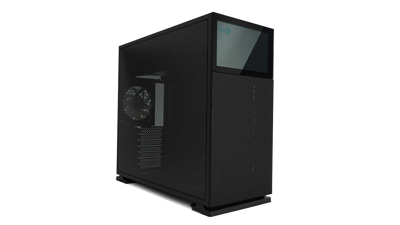 Inwin N127 Nebula Mid Tower Tempered Glass Atx Gaming Chassis - Black