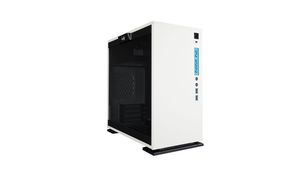 Inwin 301 - White Micro Atx Desktop Chassis with Tempered Glass Side Panel (no psu)