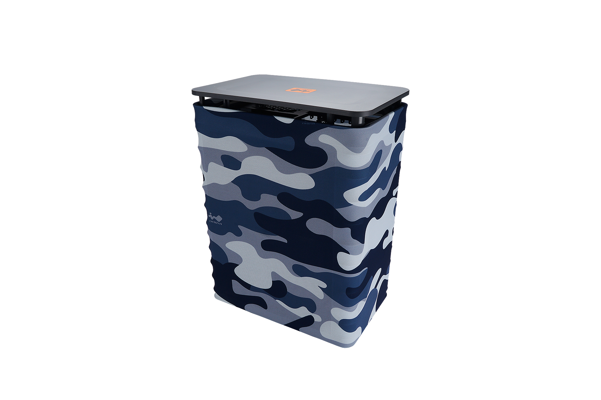 In-Win Alice Camouflage Mid Tower Chassis - Vertical Case With Top Access I/O Port With Dust Cover Polyester With 3.7kg Light Weight Customizable Cover No Psu