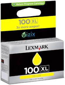 Lexmark #100xl 14n1071 Yellow