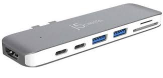 J5 Create Jcd382 Ultradrive With Dual Card Readers For Macbook Pro / Macbook Air Only - 2x Thunderbolt 3/Type-C (40 Gbps For Upto 1x 5k Or 2x 4k Display + 100w Power Delivery ) Docking Station With Hdmi + 2x Usb3.1(10gbps)+ Thunderbolt 3 ( 40gbps ) + Usb