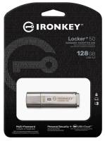 Kingston Iklp50/128gb Ironkey Locker+ Privacy 50 Series Usb3.0 Flash Drive Hardware-Encrypted Data Security With Automatic Cloud Backup Xts-Aes 256-Bit Hardware Encryption Multi-Password Option (Admin User) Complex Or Passphrase Password Mode Upto 64