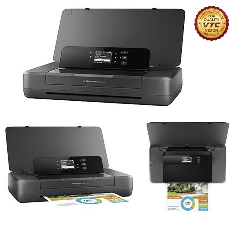Hp N4k99c Officejet 202 Mobile Printer Built-In Wireless 36.4x18.6x6.9 Compact Size Powered By Ac-Adapter Or Optional Battery 5cm Mono Display