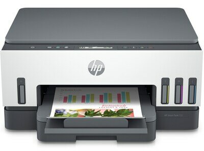 Hp 4wf66a Smart Tank 790 All-In-One - Print-Scan-Copy-Fax-Web ; With 35s Adf + Auto Duplex Printing Unit + Network Ready ( Wired + Wireless ) + 5.18cm 2-Line Lcd 4x Single Ink Tank ; 800mhz 256mb Ddr3 4800x1200dpi ; Mono/Color : 23/22ppm 250s Input 100