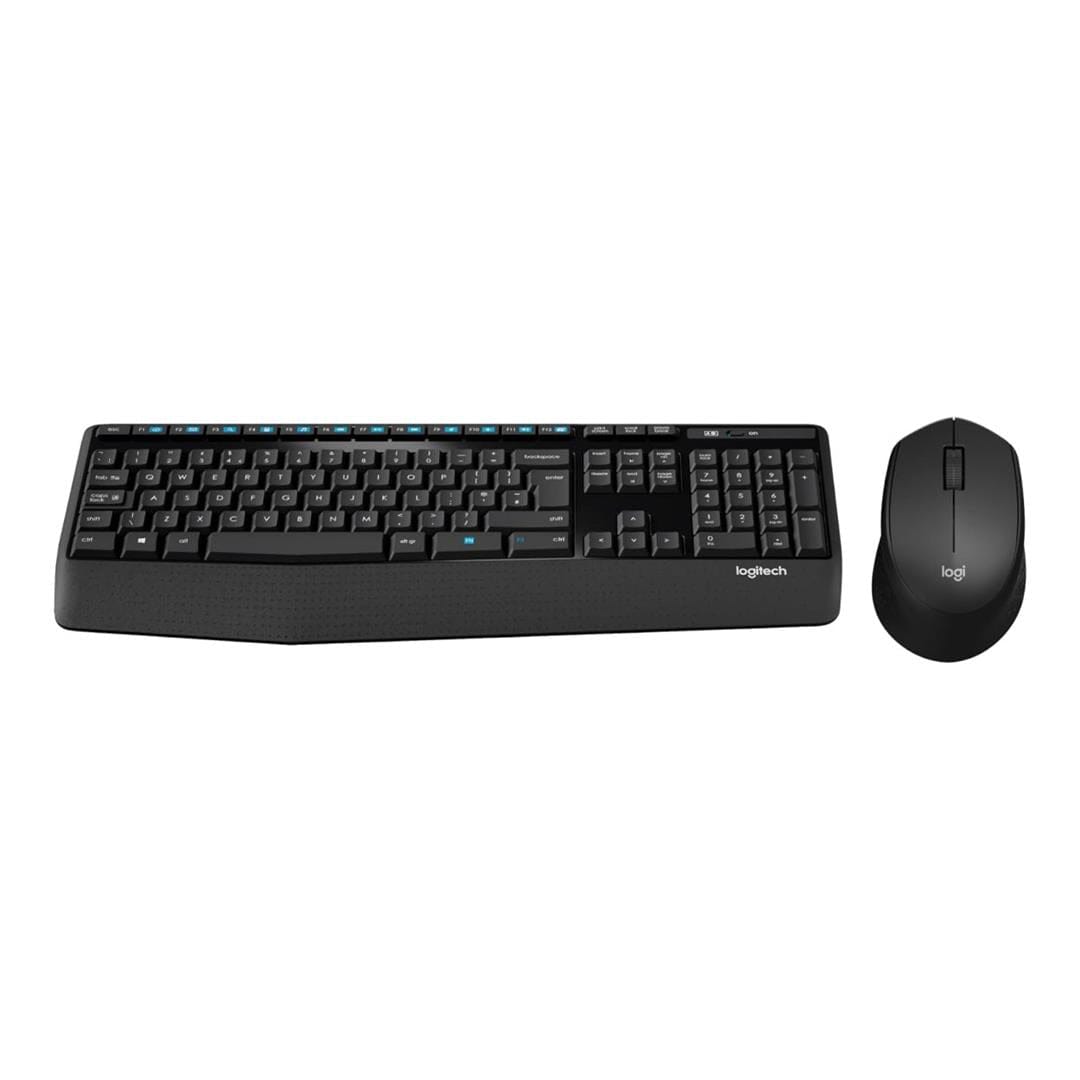 Logitech 920-006489 Mk345 Cordless ( Cordless Kb+ 1200dpi Mouse ) Enhanced Function Keys Black - Usb Nano Receiver