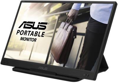 Asus Zenscreen Mb166c 15.6" Portable Ips Led Display - Ideal For Notebook As 2nd Disply Powered By Usb Angle-Adjustable Protection Sleeve With Pivot Support Tripod Mount Ready 11.8mm Ultra Slim 780g Ultra Light Weight 1920x1080 Full Hd ; Brigh