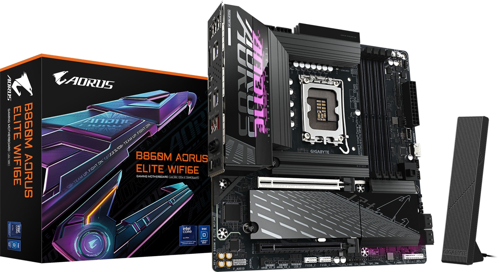 Gigabyte B860m Aorus Elite lga 1851 arrow lake motherboard