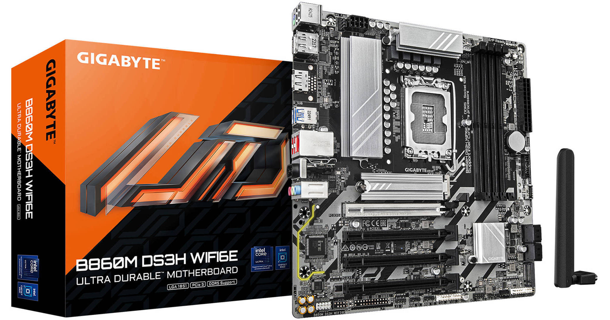 Gigabyte Lga1851 B860m Ds3h +Wifi 6 lga 1851 Arrow Lake Motherboard