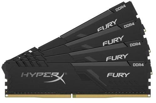 Kingston Hyper-X Fury Hx436c18fb3k4/128 / Fury Beast Kf436c18bbk4/128 Ddr4-3600 ( Pc4-28800) With Asymmetrical Heatsink Cl18 32gb X 4 Kit - Support Intel Xmp ( Extreme Memory Profiles ) 1.2v - 288pin - Lifetime Warranty