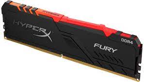 Kingston Hyper-X Rgb Fury Hx432c16fb3a/8 / Rgb Fury Beast Kf432c16bba/8 Ddr4-3200 ( Pc4-25600) With Asymmetrical Heatsink Cl16 8gb - Support Intel Xmp ( Extreme Memory Profiles ) 1.35 - 288pin - Lifetime Warranty